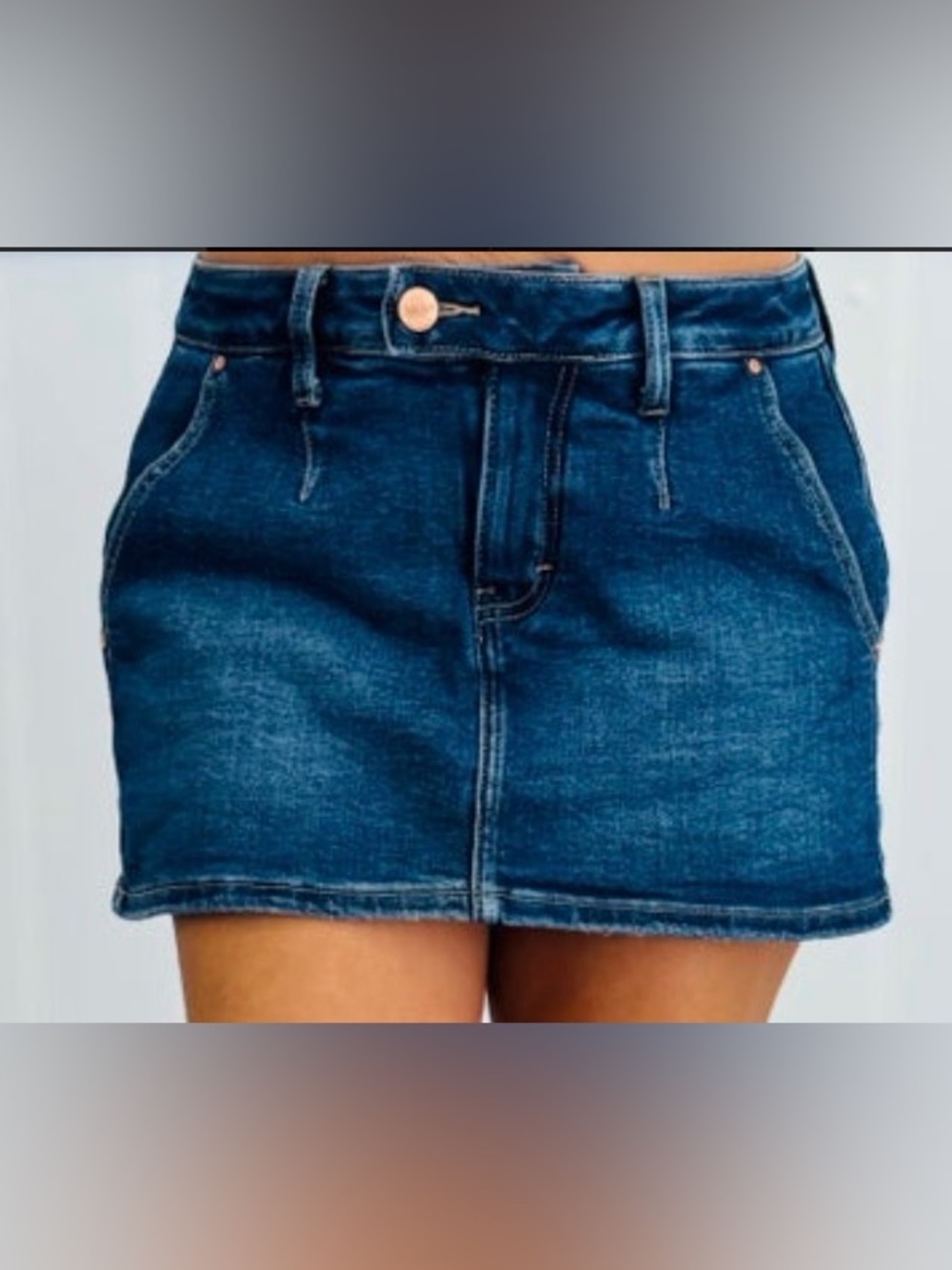 NWT - Risen Micro Mini Skort - Dark Denim - Woman's 3XL
